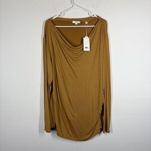 $195 NWT Vince Long Sleeve Top Size 3X